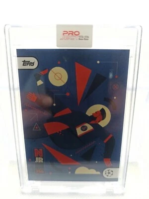 NEYMAR JR (PSG) 2022 TOPPS PROJECT22 "BY NEIL STEVENS" 1/1211 WEEK 2 - Imagen 1 de 2