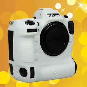 Weiße weiche Silikon Gummi Kamera Hülle Schutzhülle für Nikon Z9 Gehäuse Skin - Bild 1 von 8