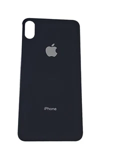 Tapa trasera para Apple iPhone XS Max / tapa de batería / parte trasera / cristal trasero negro - Imagen 1 de 2