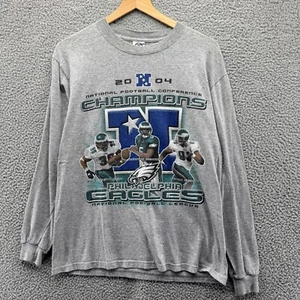 Vintage Philadelphia Eagles Shirt Mens Medium 2004 NFC Champions - Picture 1 of 7