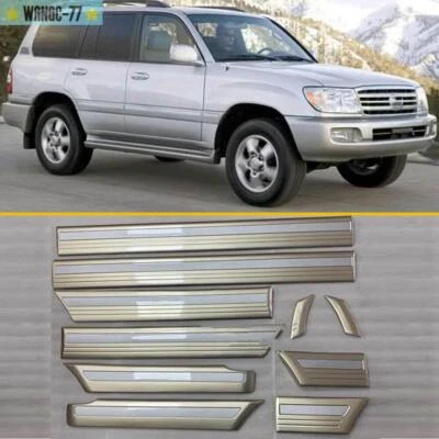 Tira de embellecedores anticolisión de puerta de coche para Toyota Land Cruiser LC100 4700 1998-2007 Foto 1 de 4