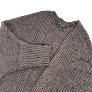 Barefoot Dreams Cozy Chic Lite Cardigan Women S/M Brown Dolman Sleeve Open Front - Picture 1 of 9
