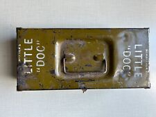 Vintage Schaffner’s Little “Doc” Jr First Aid Kit Metal Tin Box