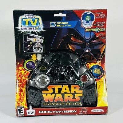 Star Wars Revenge of the Sith Plug & Play RETRO TV Game DARTH VADER RCA Plug n - Image 1 of 4