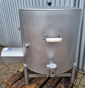 150 Liter Beistellkessel aus Edelstahl Glyzerinbadkessel Kochkessel Gastrokessel - Bild 1 von 10
