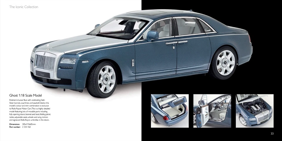 EXTREMELY RARE/DEALER EDITION 1:18 ROLLS ROYCE GHOST KYOSHO LUNAR BLUE 08801RR - Immagine 1 di 1