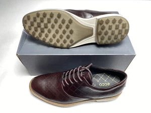 Ecco Golf Classic Hybrid Golf Shoes Brown Men's SZ 10-10.5 (110214 01178) - Picture 1 of 8