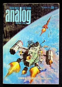 Science Fiction Analog Oktober 1972 David Lewis Gordon R. Dickson Ruth Berman - Bild 1 von 3