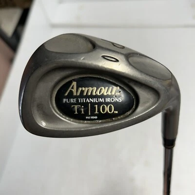 Armour Ti 100 ~ Pure Titanium Irons ~ Pitching Wedge PW 0 Steel Stiff Shaft - Image 1 of 4