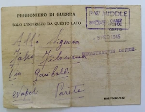 bo390 franchigia militare prigioniero di guerra per parete caserta - Bild 1 von 2