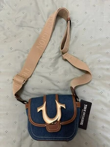 Genuine True Religion Brand Jeans crossbody women's bag denim Brand New with tag - Picture 1 of 4
