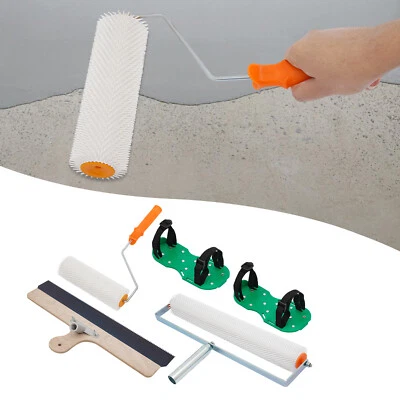 Cement Self Leveling Kit Floor Paint Roller Hand Tool Masonry - Image 1 of 4