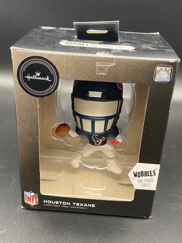 Christmas Ornament Hallmark NFL Bobble Houston Texans NEW Cover