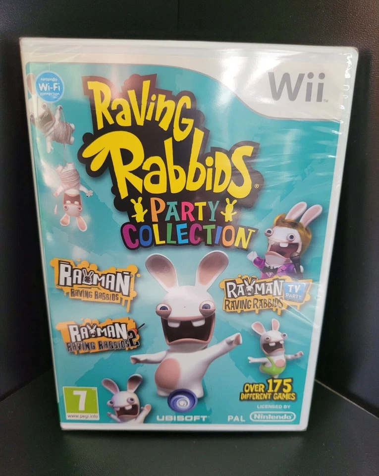 Raving Rabbids Party Collection Dreifach Packung Wii Neu und Ovp UK Original - Bild 1 von 1