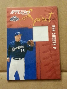 2005 Donruss Studio Ben Sheets Spirit Of The Game GU Jersey #092/250 - Picture 1 of 2