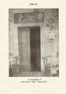 1924 Wien Hauszeichen Ladenschilder Praterstrasse 2. Bezirk - Alter Druck Print - Picture 1 of 2