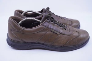 Mephisto Runoff Air Jet Herren Größe 10,5 Walking Komfort Schuhe Braun Leder - Bild 1 von 7