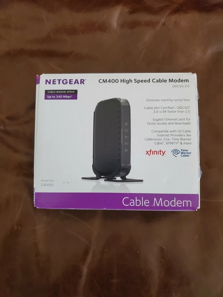 NETGEAR CM400 High Speed Cable Modem DOCSIS 3.0 - Image 1 of 1
