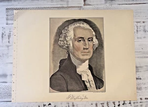 Currier und Ives Druck 1952 G. Washington Lincoln 16x11 Reprint - Bild 1 von 4