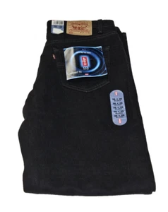 Vintage 90s Levi's 550 Relaxed Fit Black Denim Jeans NWT 36×36 Please Read-(M2) - Picture 1 of 10