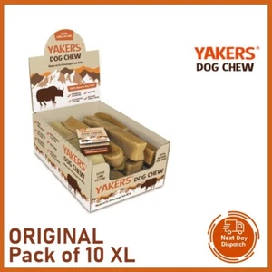 Yakers Natural Dog Treat Chew Extra Large | 100% Himalayan Yak Milk | Pack of 10