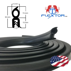 25ft Car trunk Rubber Seal Steel Edge Trim Soundproofing Weatherstrip. - Picture 1 of 7