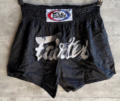Fairtex Black & Camouflage Drawstring Waist Muay Thai Kick Boxing Shorts Size XL - Image 1 of 4