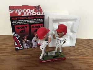 Mike Trout and Albert Pujols Anaheim Angels Bobblehead Set JC - Bild 1 von 1