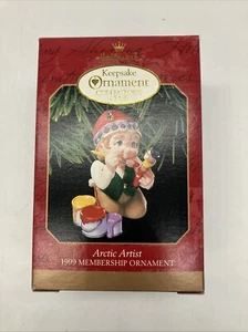 Hallmark Andenken Ornament Arctic Artist Collector's Club 1999 - KOSTENLOSER VERSAND - Bild 1 von 5