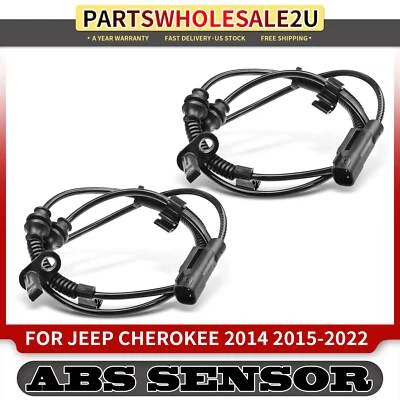 Sensor de velocidad de rueda ABS trasero derecho y derecho 2 piezas para Jeep Cherokee 2014 2015 2016-2022 Foto 1 de 4