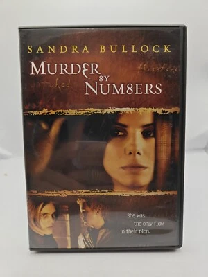 Murder by Numbers DVD Sandra Bullock, Ben Chaplin, Ryan Gosling) Thriller 2002 - Image 1 of 3