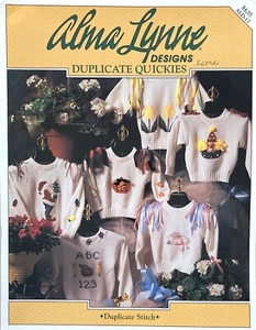 Alma Lynne Designs Duplicate Quickies Cross Stitch 1991 - Picture 1 of 3