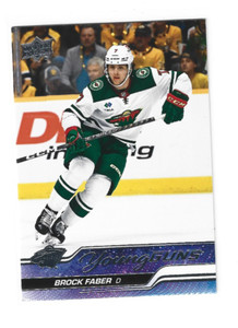 2023-24 Brock Faber Upper Deck Young Guns ROOKIE Card-#215-Wild