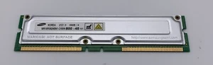 64MB Samsung non-ECC RDRAM PC800-45 MR16R0824BN1-CK8 RIMM Rambus Memory Module - Picture 1 of 1