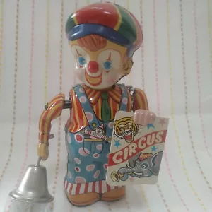 Excellent!! WIND-UP CIRCUS BELL BOY WORKING Nomura Toys Tin Toys Made in Japan - Picture 1 of 19