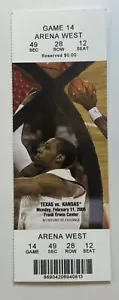 BASKETBALL TICKET: - Picture 1 of 2