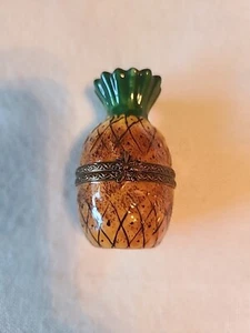 Limoges Tinket Box ~ Pineapple ~ Authentic. - Picture 1 of 5