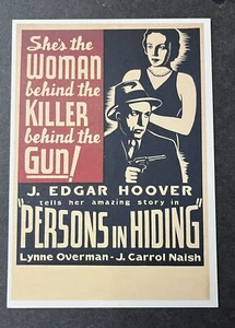 2001 Personen im Versteck Filmplakat reproduziert als Postkarte von Hatch Show Print - Bild 1 von 2