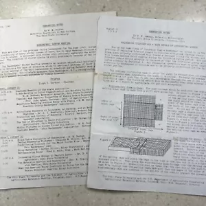 1939 40 Ohio State University Beekeeping Notes Memo, Meeting Notes Apiary Bees - Picture 1 of 5