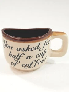 Vtg Half Cup Of Coffee Alabama Souvenir Cup Half Cup - Picture 1 of 9