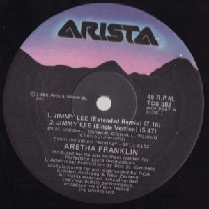 Aretha Franklin - Jimmy Lee (12") (Near Mint (NM or M-)) - Picture 1 of 2
