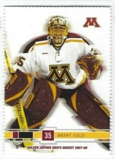 2007-08 Minnesota Golden Gophers (WCHA) Brent Solei (goalie)