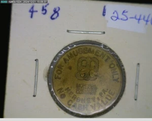 Amusement Token Hearshey Pa. 25-448 - Picture 1 of 2