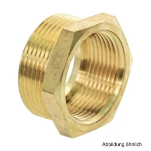 Rotguss Reduzierstück, breite Ausführung, 1" AG x 3/4" IG - Bild 1 von 1