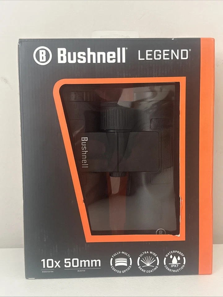 Bushnell Legend 10x50 Binoculars Waterproof Fully Multi-Coated Roof  BB1050W - Image 1 of 4