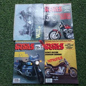 Cycle World Magazine 3 -1 Wing World Vintage 80's -Lot Of 4 - Picture 1 of 6