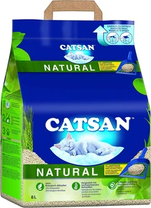 Lettiera per Gatti Naturale 8L Grumo Compostabile 100% Fibre Vegetali - Foto 1 di 13
