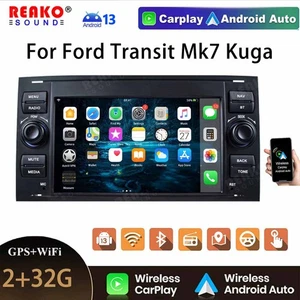 7" Android 13 Autoradio Bluetooth GPS für Ford C-Max Kuga Carplay Plug& Play BT - Picture 1 of 18