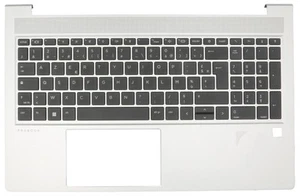 ORIGINAL AZERTY Français Clavier Palmrest pour HP ProBook 450 455 G8 650 655 G8 - Zdjęcie 1 z 3