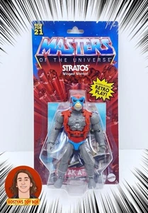 Masters Of The Universe STRATOS 2021 Retro Play Factory Sealed Action Figure - Picture 1 of 4